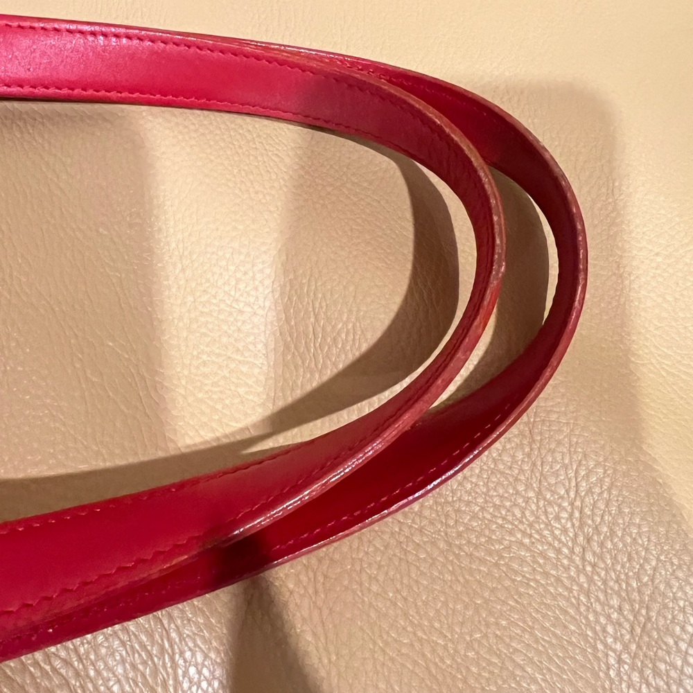 CHANEL Travel Line Tote Bag Nylon Red CC - Picture 9 of 16